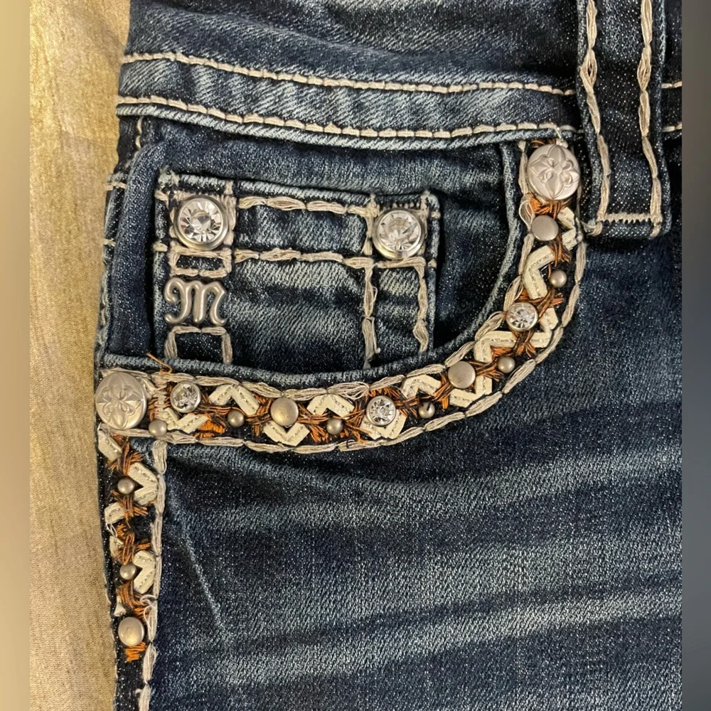 Miss Me Women's Boot Cut Jeans - Indigo 25 - Picture 10 of 16